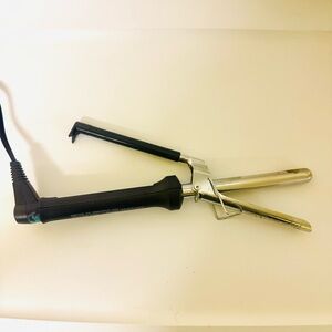 BaByliss Professional Hair Curling Iron 3/4 Inch- Black and Silver